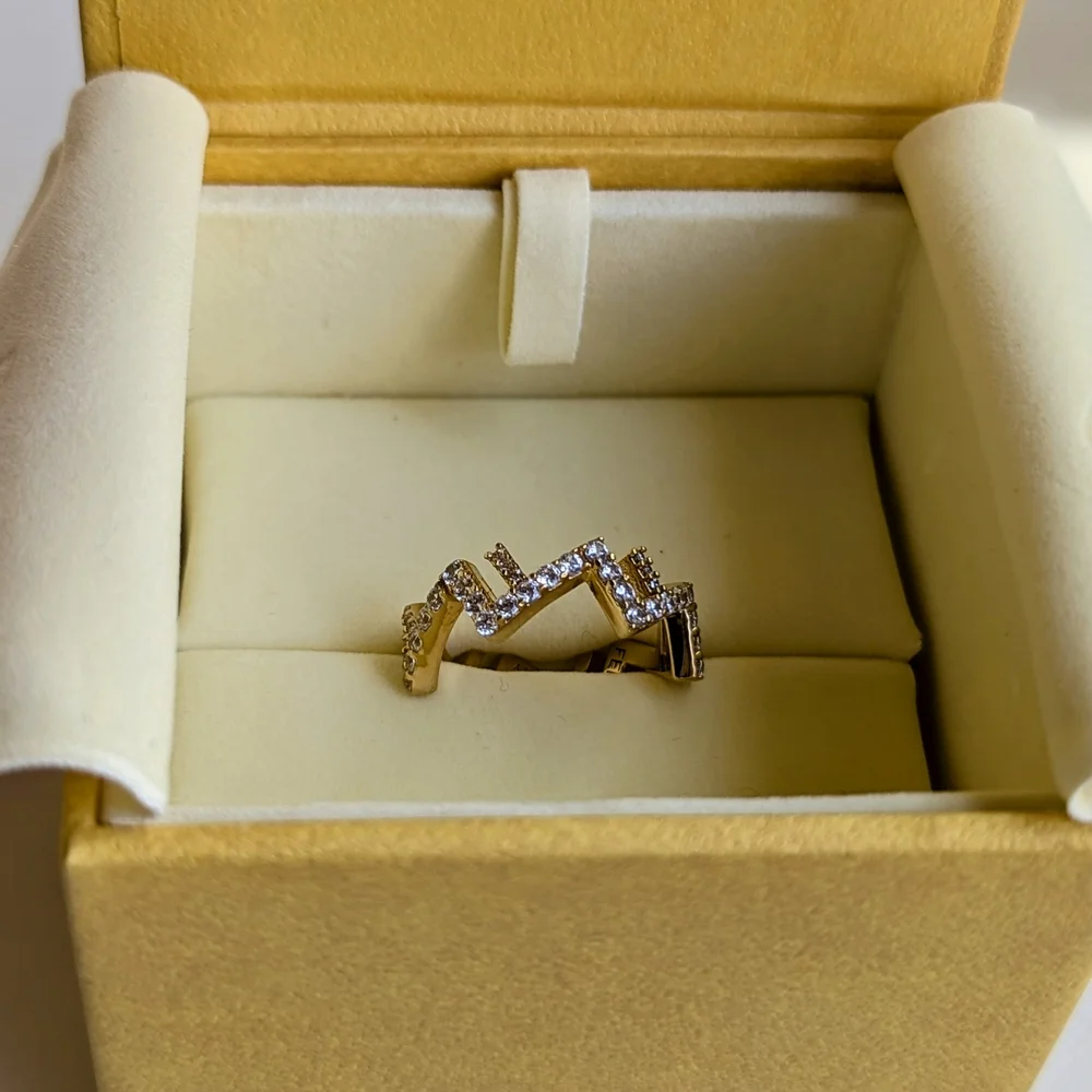 New Fendi Ring, Size 5.5 - Picture 6 of 8
